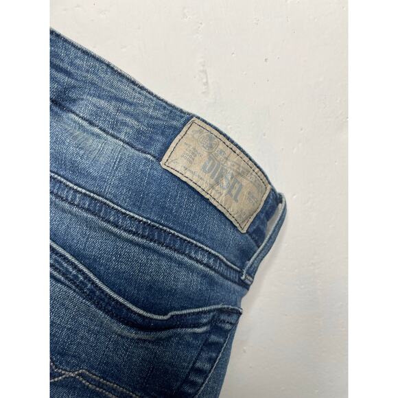NEW DIESEL Grupee-NE 0837T Womens Jeans W30 Sweat Jogg Super Slim Skinny Blue - Picture 7 of 9